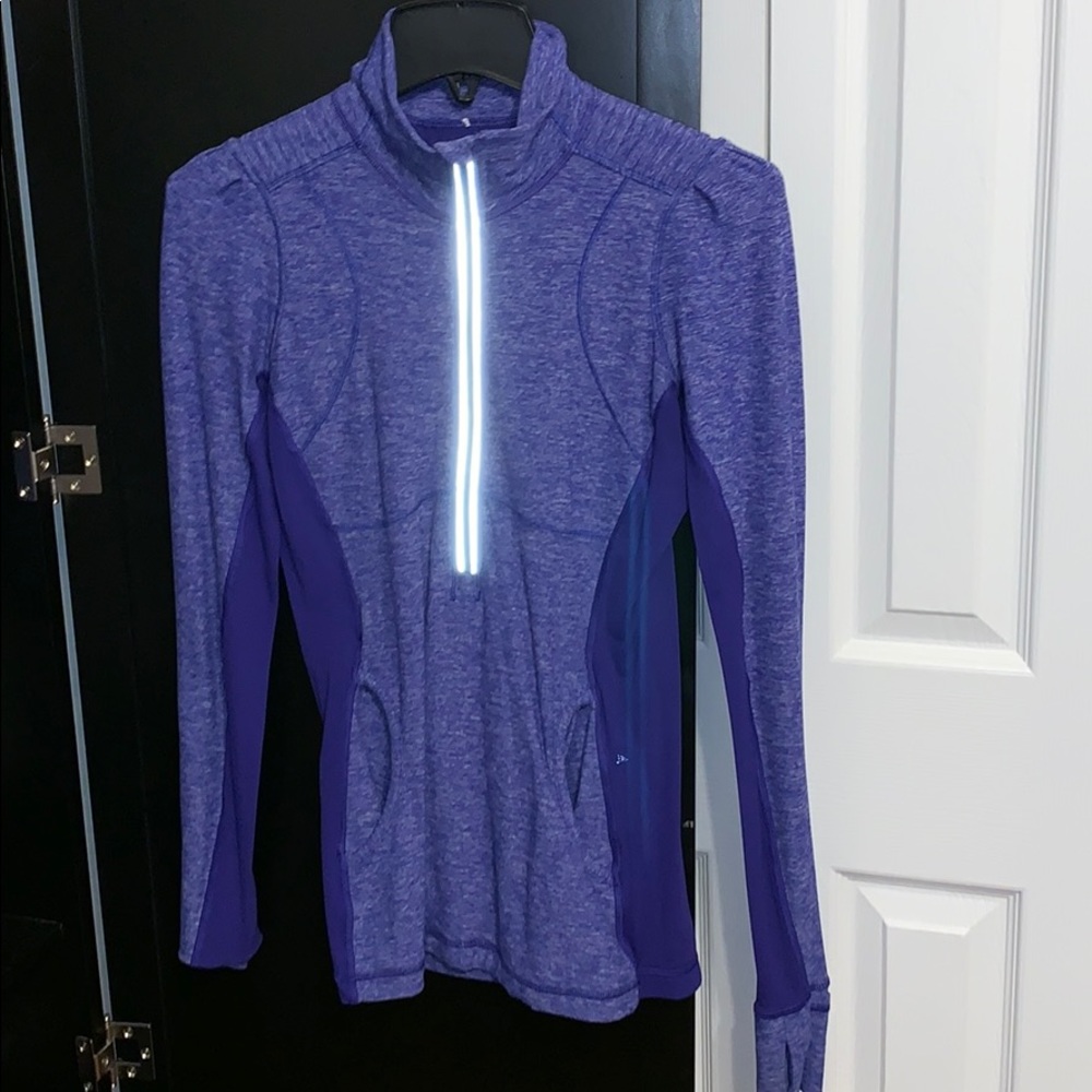 PURPLE LULU LEMON HALF ZIP